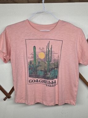 Girls 6-20 SO Coachella Boxy Tee Size Large
